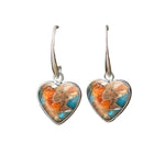 BOUCLES D'OREILLES VINTAGE BOHÈME TURQUOISE