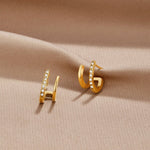 BOUCLES D'OREILLES CRISTAL