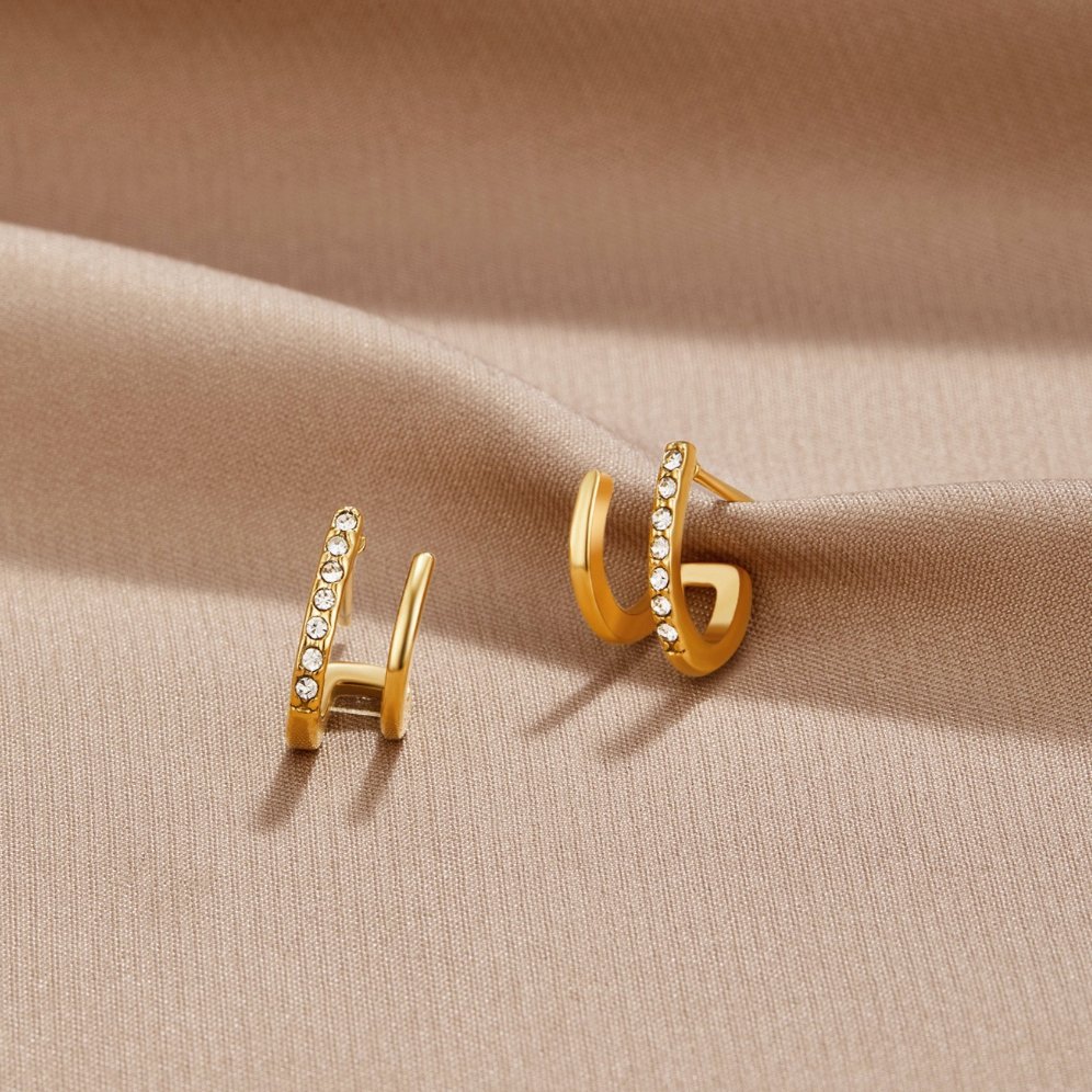BOUCLES D'OREILLES CRISTAL