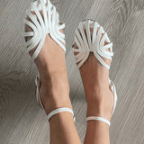 Anaïs | Sandales Dorées avec Bijoux