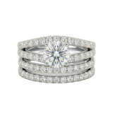 ENSEMBLE DE BAGUES | OR BLANC
