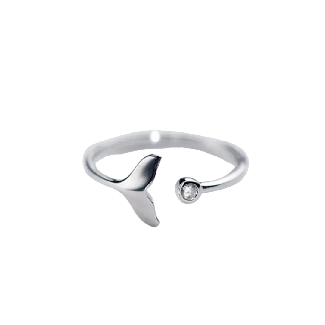 BAGUE RÉGLABLE ZIRCONE | ARGENT