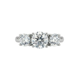 BAGUE PIERRE | OR BLANC