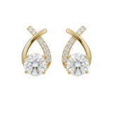 BOUCLES D'OREILLES | OR BLANC