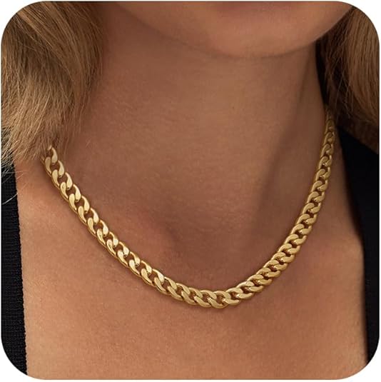 COLLIER ÉPAIS CUBAIN MAILLE | OR