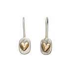 BOUCLES D'OREILLES VINTAGE CŒUR | ARGENT DORADO