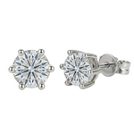 BOUCLES D'OREILLES | OR BLANC