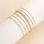 ENSEMBLE DE BRACELETS | OR