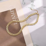 COLLIER ÉPAIS CUBAIN MAILLE | OR