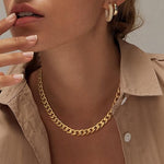 COLLIER ÉPAIS CUBAIN MAILLE | OR