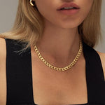 COLLIER ÉPAIS CUBAIN MAILLE | OR