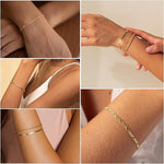 ENSEMBLE DE BRACELETS | OR