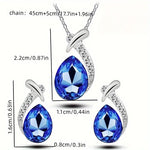 PARURE BIJOUX CLASSIQUE ÉLÉGANCE