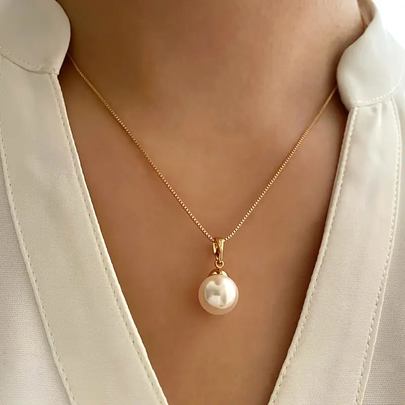 PARURE BIJOUX PERLE | DORADO