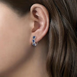 BOUCLES D'OREILLES ROYAL SAPHIR