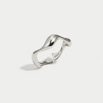 BAGUE VAGUE RÉGLABLE | ARGENT
