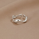ANILLO OLA AJUSTABLE | PLATA