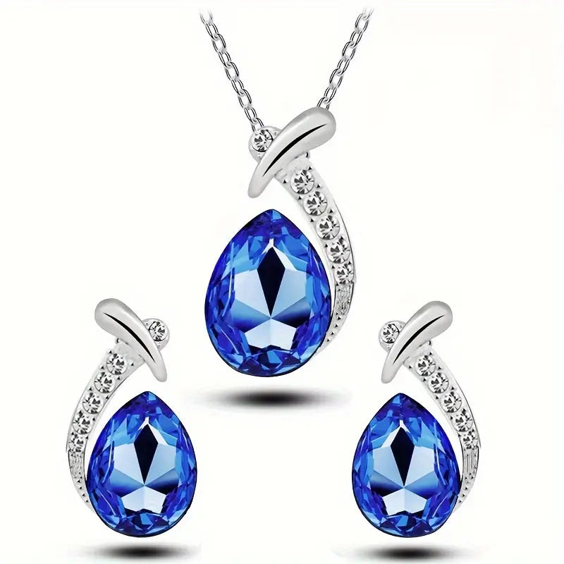 PARURE BIJOUX CLASSIQUE ÉLÉGANCE