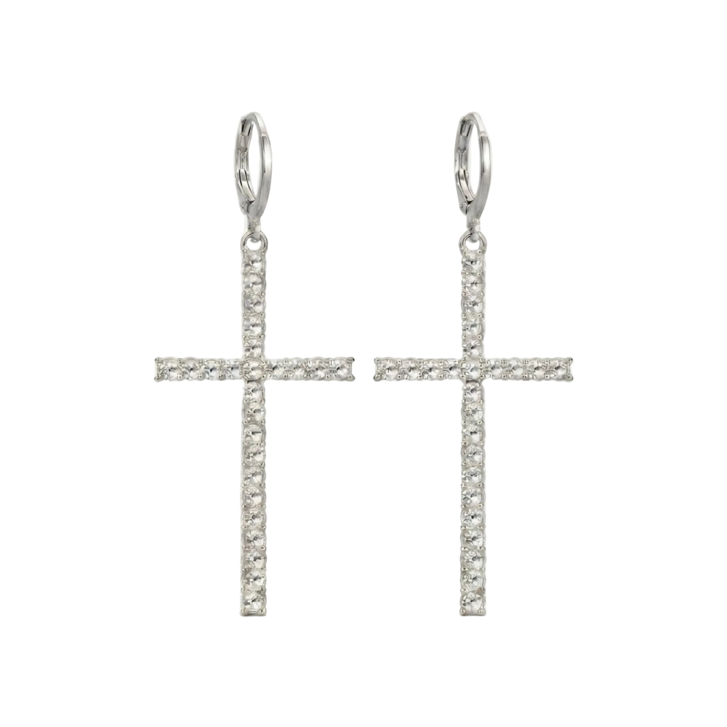 BOUCLES D'OREILLES | OR BLANC