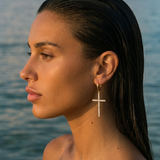 BOUCLES D'OREILLES | OR BLANC
