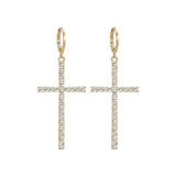 BOUCLES D'OREILLES | OR BLANC