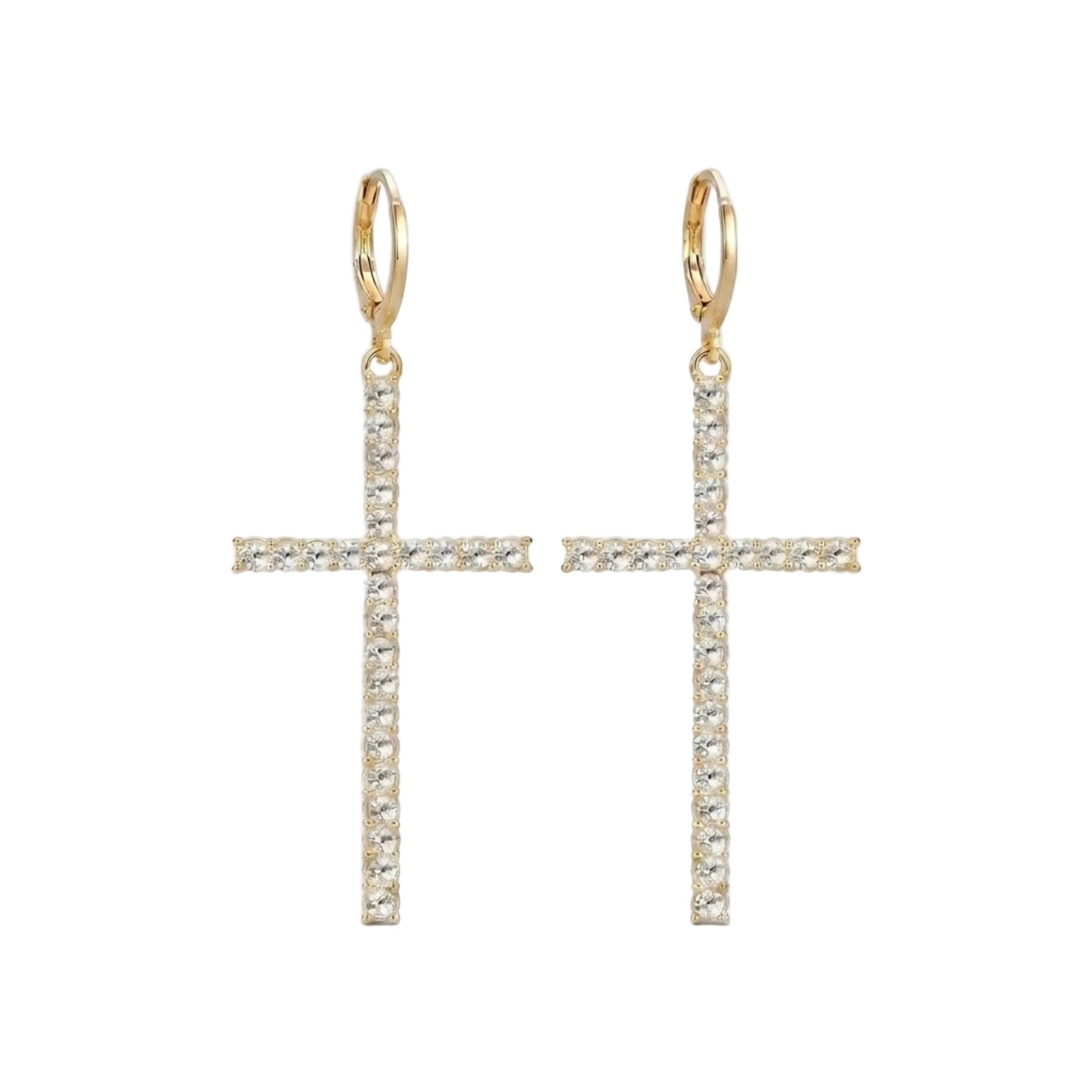 BOUCLES D'OREILLES | OR BLANC