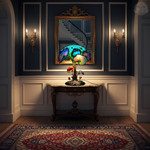 Boho Chic Mushroom Floral Lamp