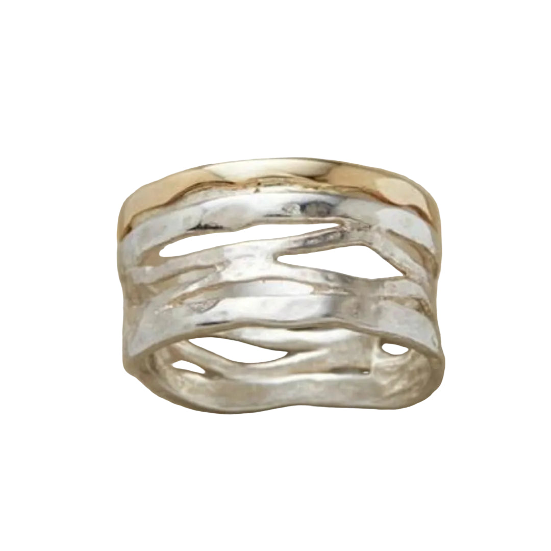 BAGUE INTEMPOREL | ORO PLATEADO