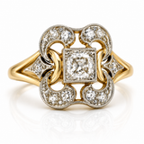 ANILLO BRILLO VINTAGE CIRCONIA