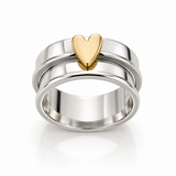 ANILLO CHARM CORAZÓN | PLATA