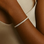 BRACELET TENIS MOISSANITE | OR