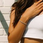 BRACELET TENIS MOISSANITE | OR