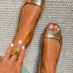 Margaux | Sandales Dorées Comfort Chic