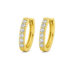 BOUCLES D'OREILLES MOISSANITE | OR
