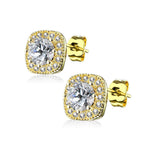 BOUCLE D'OREILLE | OR BLANC