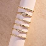 BAGUE DIAMANT BULLE | OR