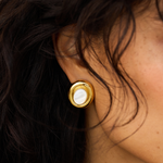 BOUCLES D'OREILLES PERLE | OR