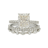 ENSEMBLE DE BAGUES MARIAGE | OR BLANC