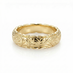 BAGUE ANTIQUE FLEUR | OR