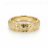 BAGUE ANTIQUE FLEUR | OR
