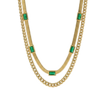 COLLIER DOUBLE COUCHE RÉTRO | OR