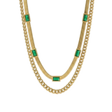 COLLIER DOUBLE COUCHE RÉTRO | OR