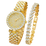 RELOJ ENSEMBLE DE BRACELETS ÉCLAT | OR