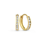 BOUCLES D'OREILLES ENSEMBLE PIERRE | OR
