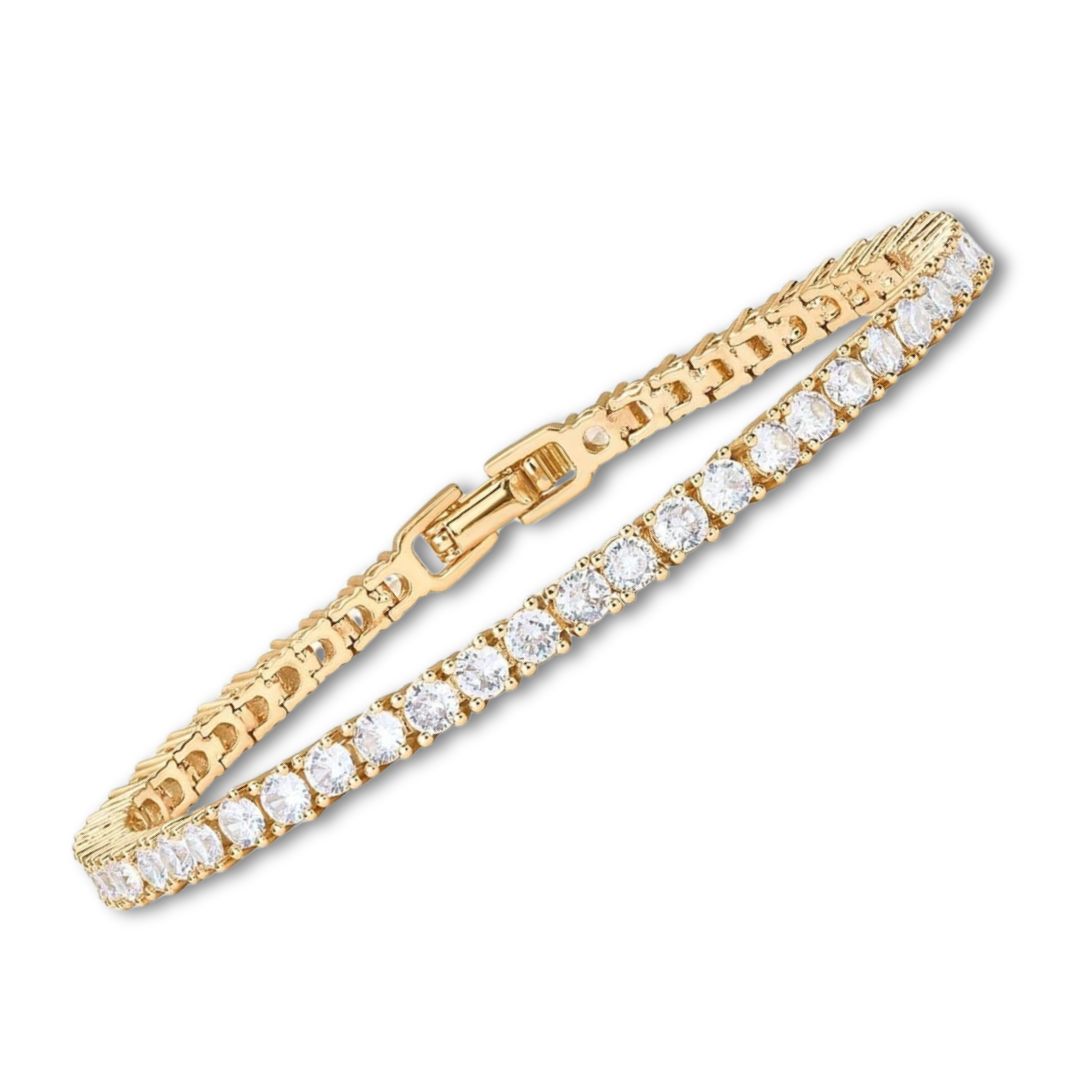 BRACELET TENIS MOISSANITE | OR