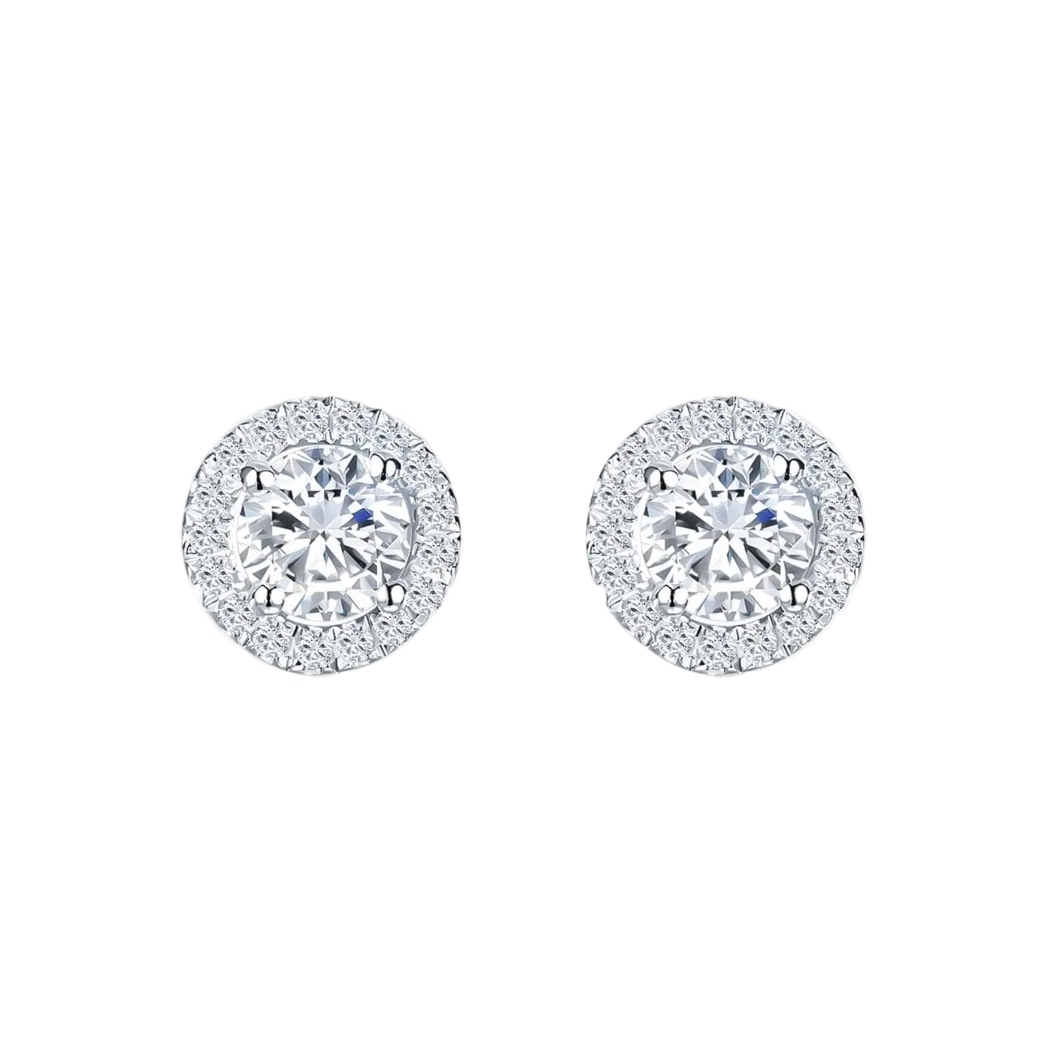 BOUCLES D'OREILLES | OR BLANC