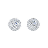 BOUCLES D'OREILLES | OR BLANC