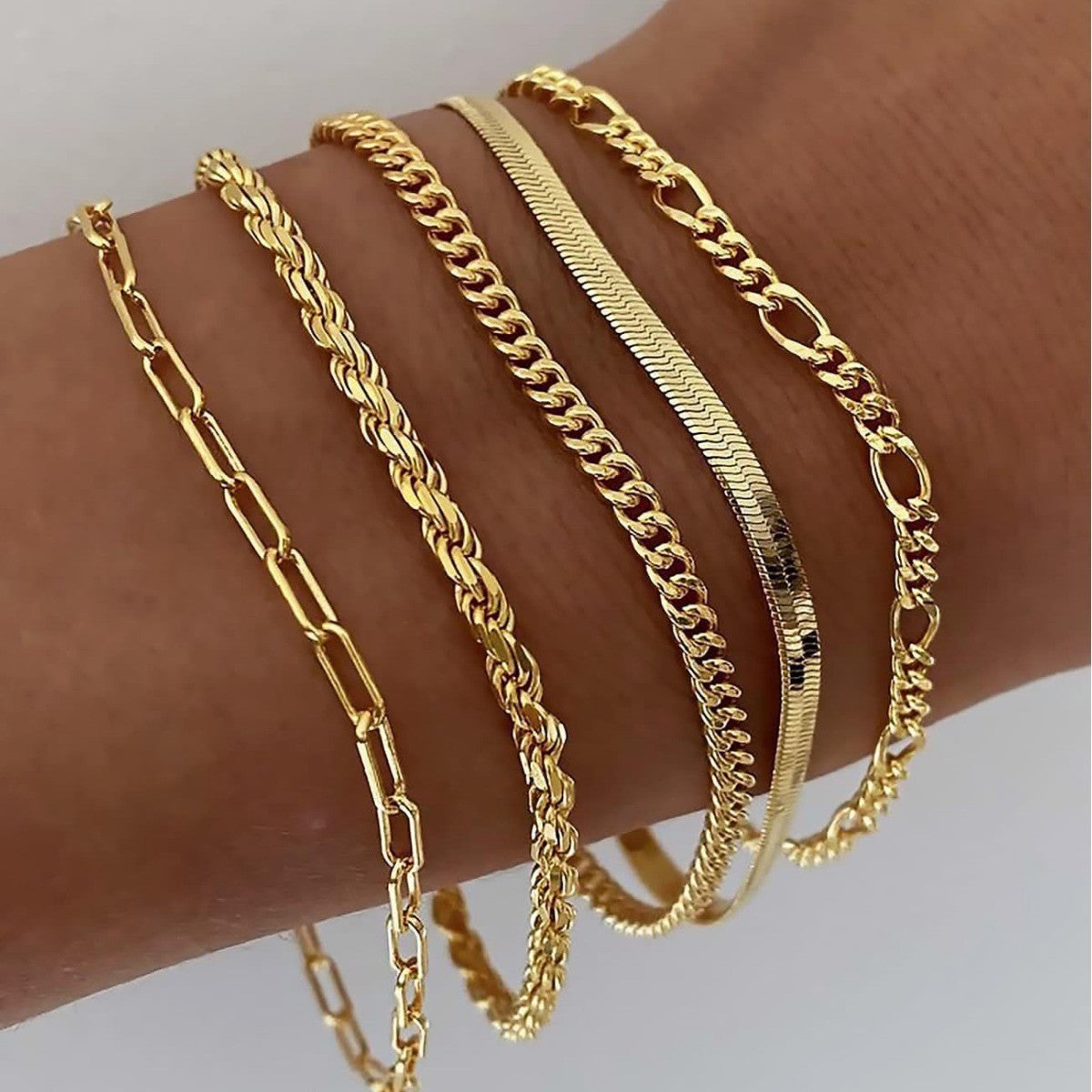 ENSEMBLE DE BRACELETS | OR