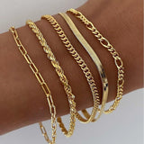 ENSEMBLE DE BRACELETS | OR