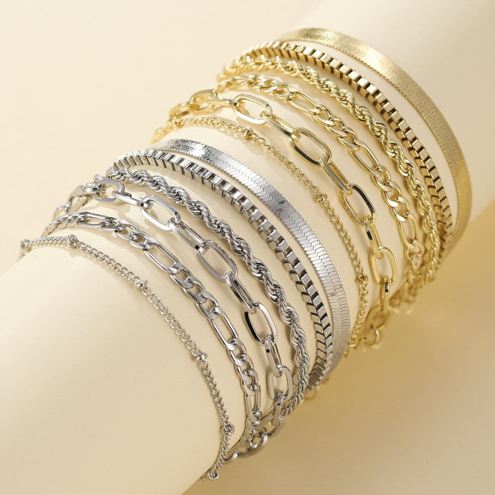 ENSEMBLE DE BRACELETS | OR